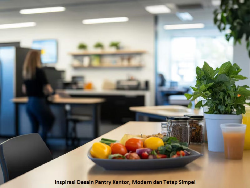 Inspirasi Desain Pantry Kantor, Modern dan Tetap Simpel